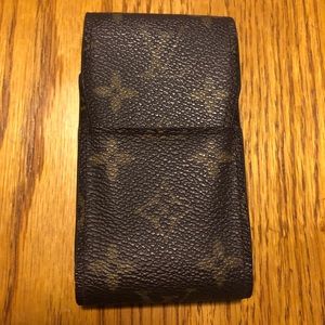 Auth. Louis Vuitton cigarette/lipstick/misc case